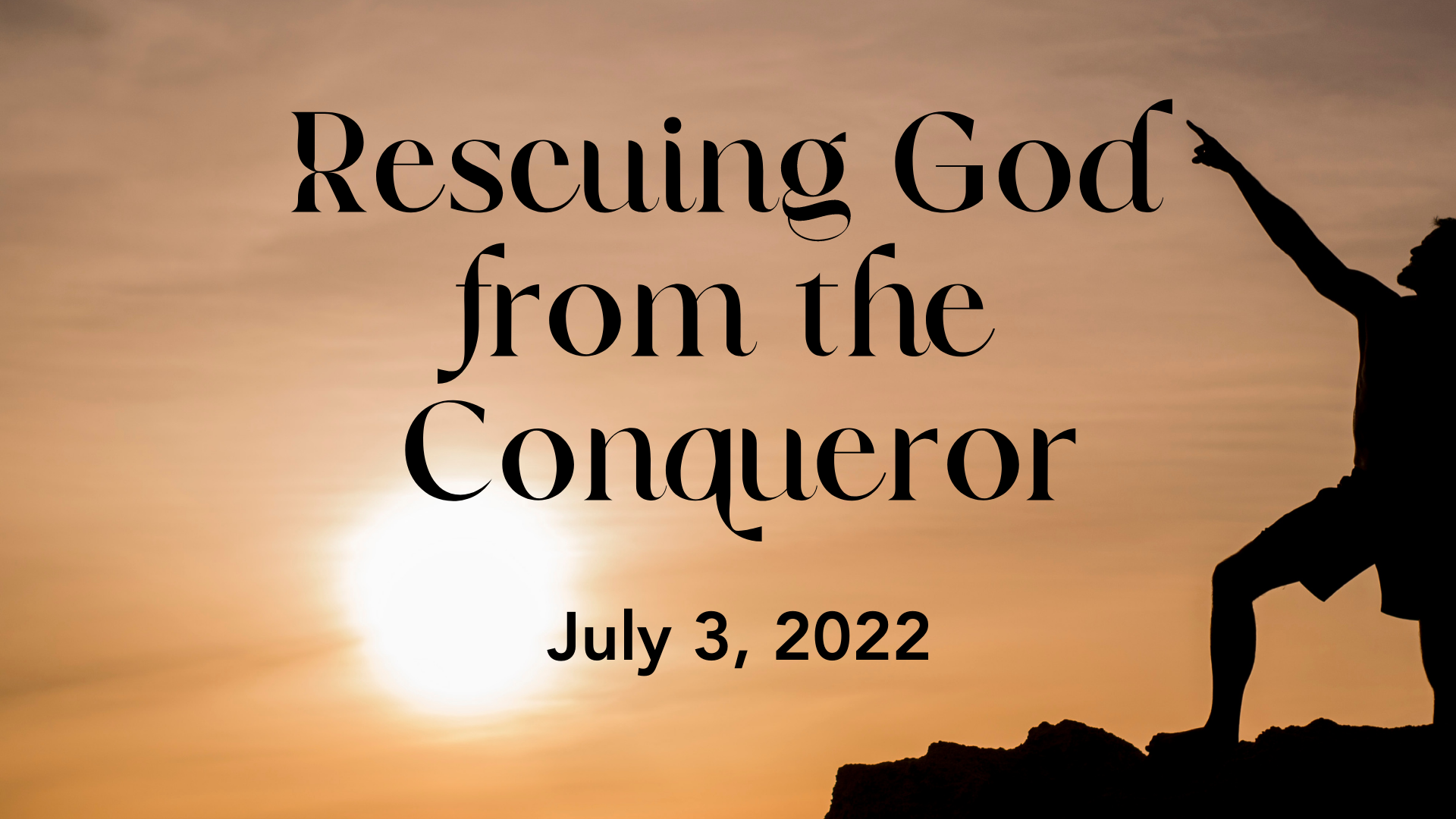 Rescuing God From the Conqueror | First United Methodist Church of Omaha