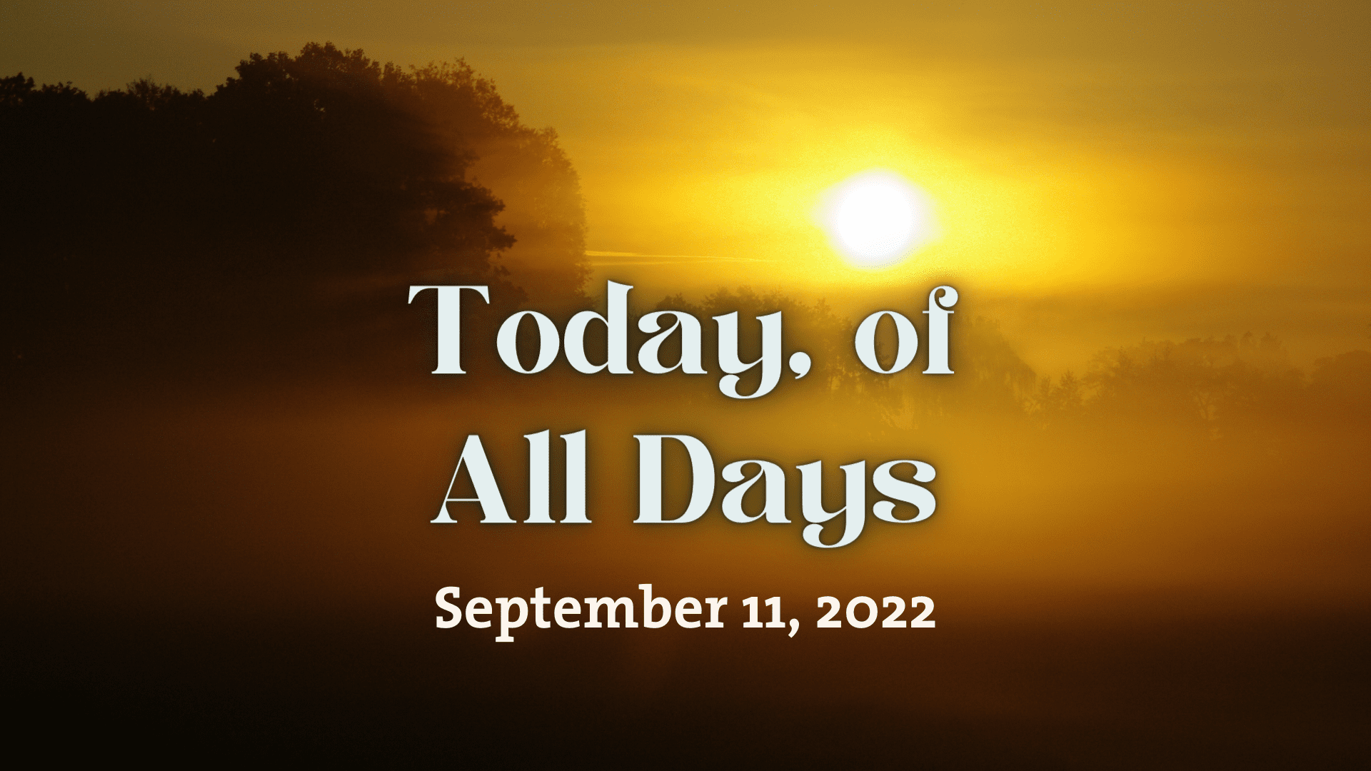 Today, of All Days First United Methodist Church of Omaha