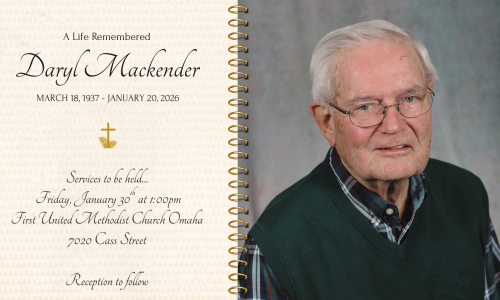 Daryl Mackender Memoria 01 30 26